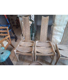 CHAISE INCURVÉE 1970 EN CHÊNE 