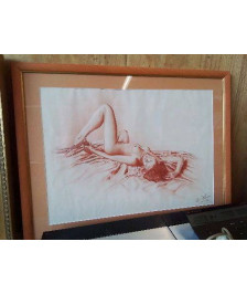 SAGUINE ’ FEMME NUE ALLONGÉE 