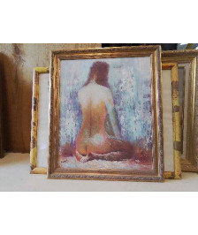 TABLEU ’FEMME NUE DE DOS’ DE P.MIZZLER