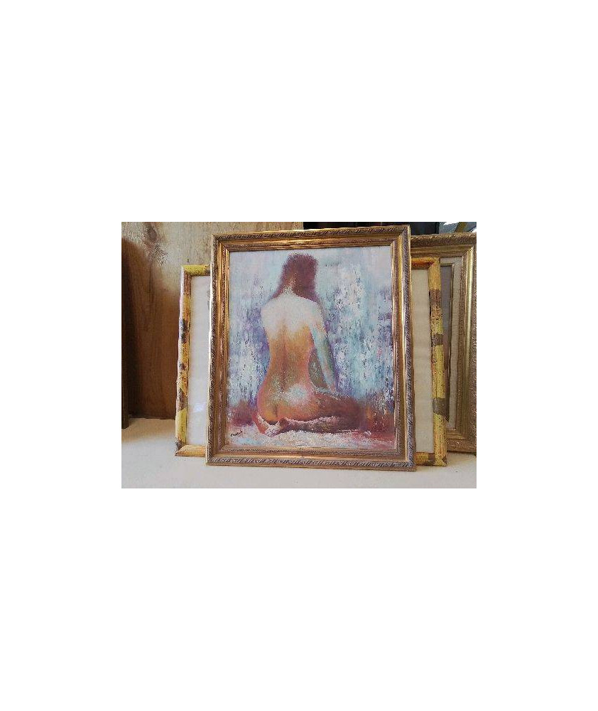 TABLEU ’FEMME NUE DE DOS’ DE P.MIZZLER