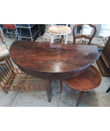 TABLE DEMI LUNE TABLE JEU CONSOLE 