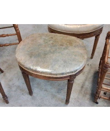 REPOSE PIED TABOURET STYLE LOUIS XVI