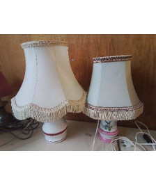 LAMPE PIED EN PORCELAINE 