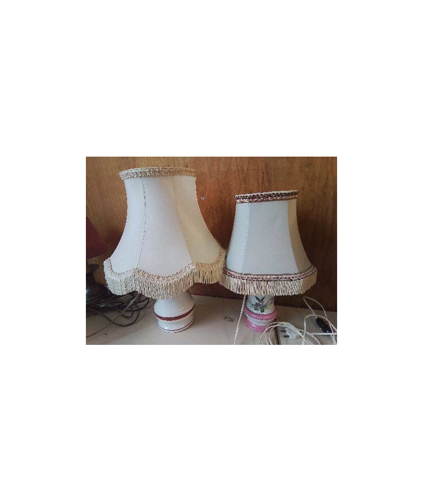 LAMPE PIED EN PORCELAINE 