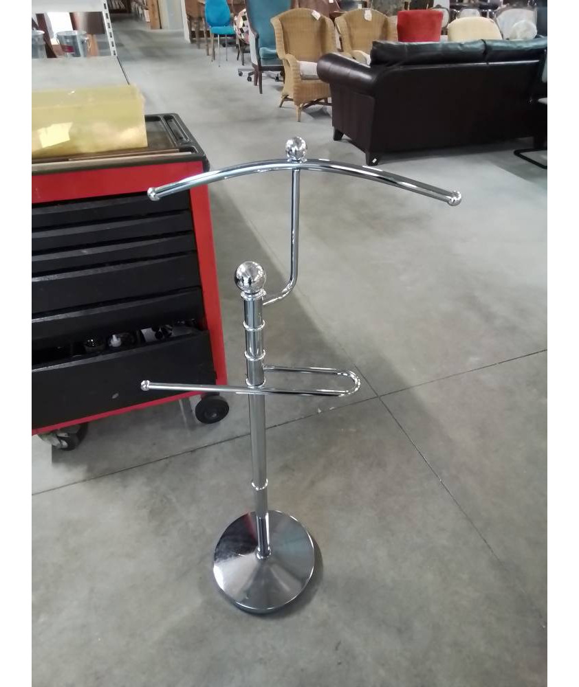 VALET DE NUIT MÉTAL CHROMÉ 