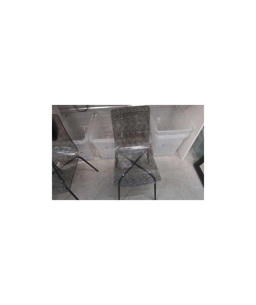 CHAISE PLEXI - EN L’ETAT