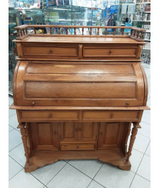 BUREAU CYLINDRE TECK