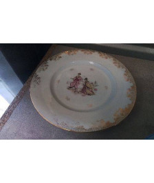 ASSIETTE PORCELAINE- NANKIN-