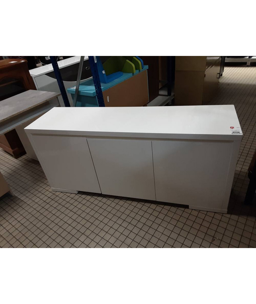 MEUBLE LAQUÉ BLANC 3 PORTES