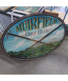 CADRE OVALE GOLF STYLE COUNTRY CORNER