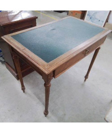 BUREAU DESSUS CUIR 1 TIROIR