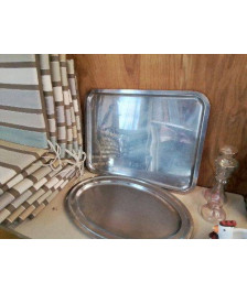 TRES GRAND PLATEAU INOX RECTANGULAIRE