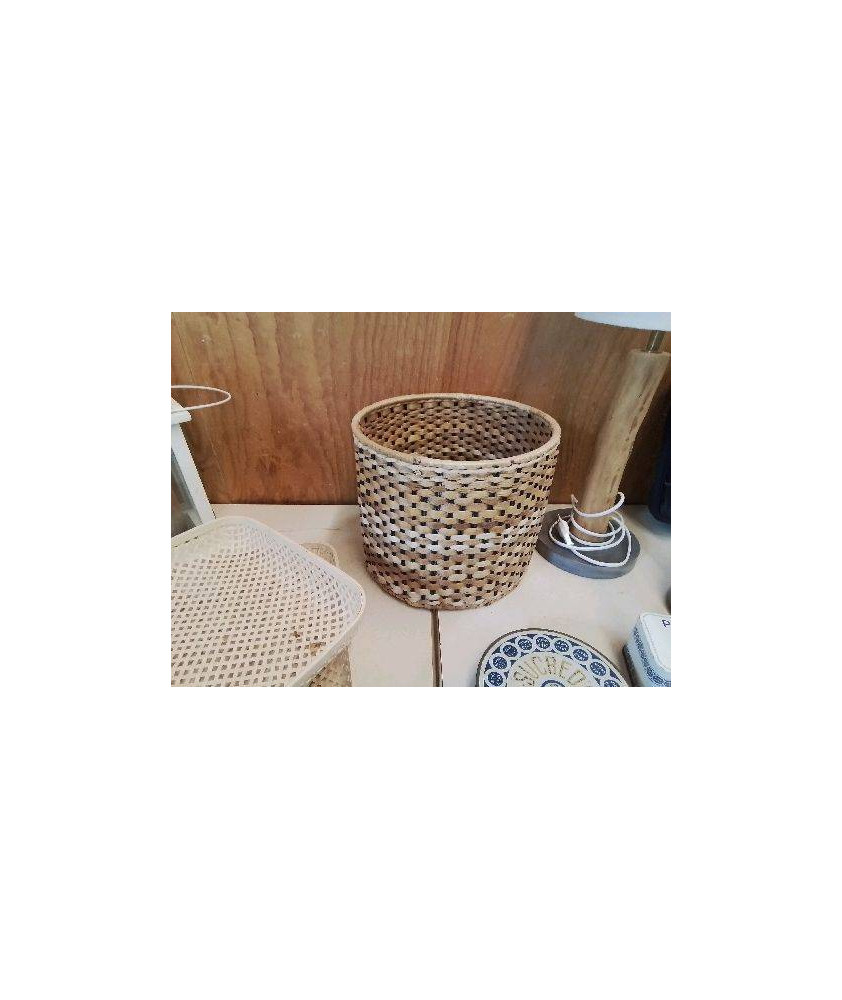 PANIERE OU CACHE POT TRESSÉ