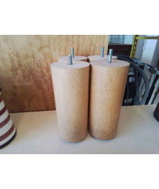 LOT DE 4 PIEDS DE LIT 