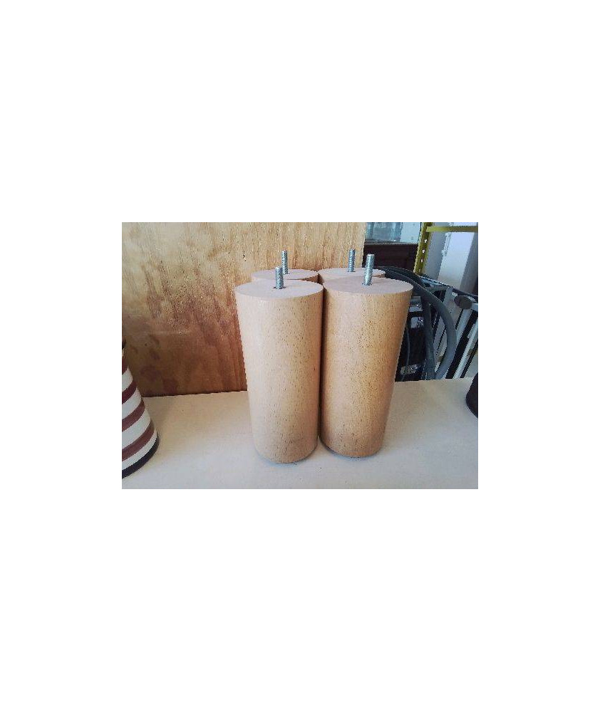 LOT DE 4 PIEDS DE LIT 