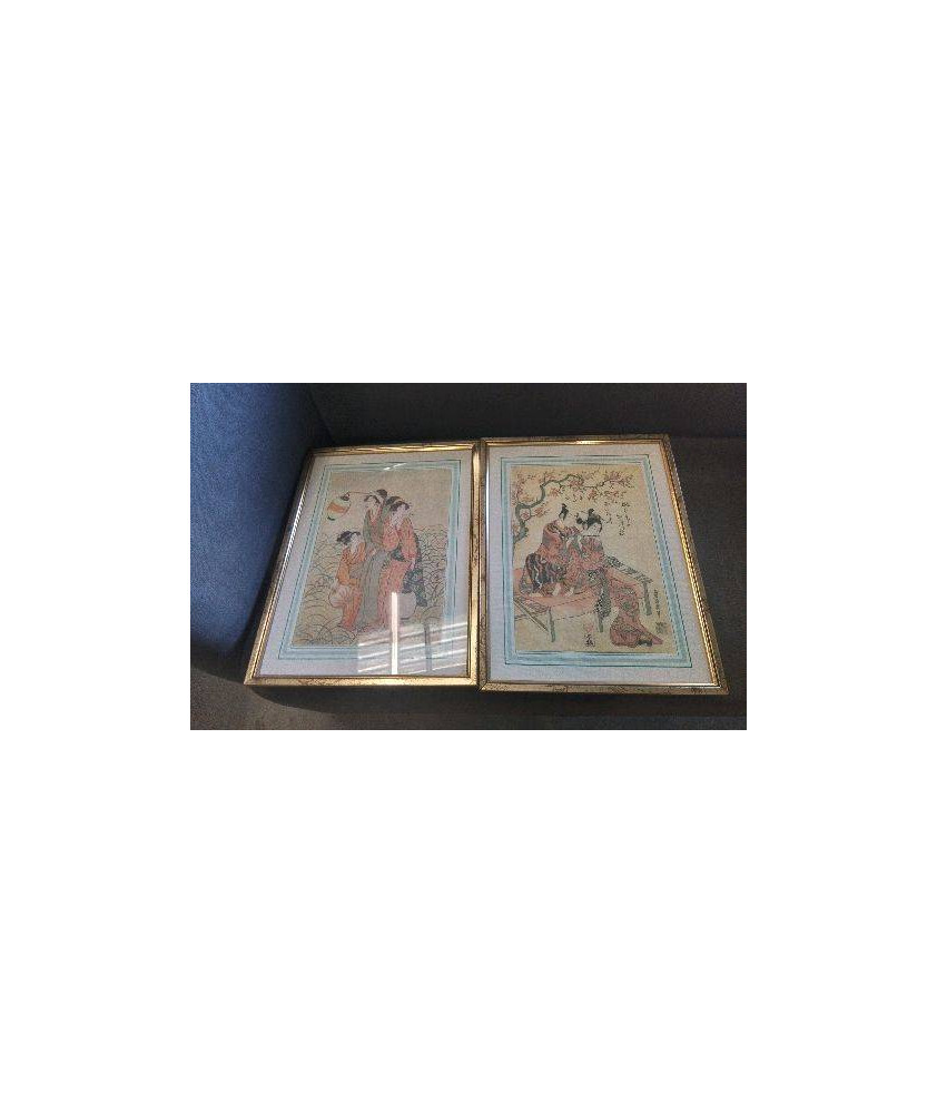 CADRE ASIATIQUE PERSONNAGE 