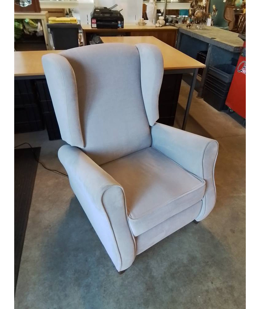 FAUTEUIL RELAX ELECTRIQUE TISSU TAUPE NAVARRO TAPICERIAS