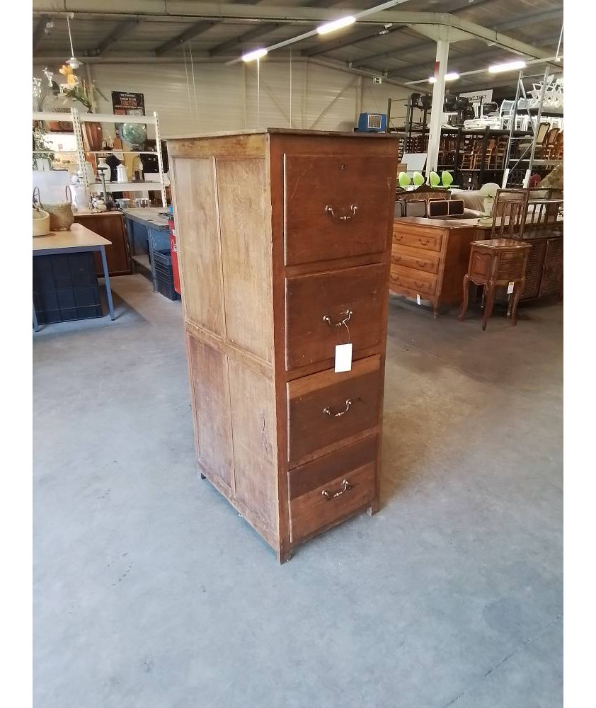 MEUBLE DE METIER 4 TIROIRS DÉBUT XXE EN L\'ÉTAT 