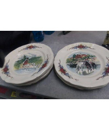 ASSIETTES A DESSERT SARREGUEMINES LE LOT