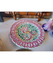 PLAT DÉCORATIF DRAGON ROSE 