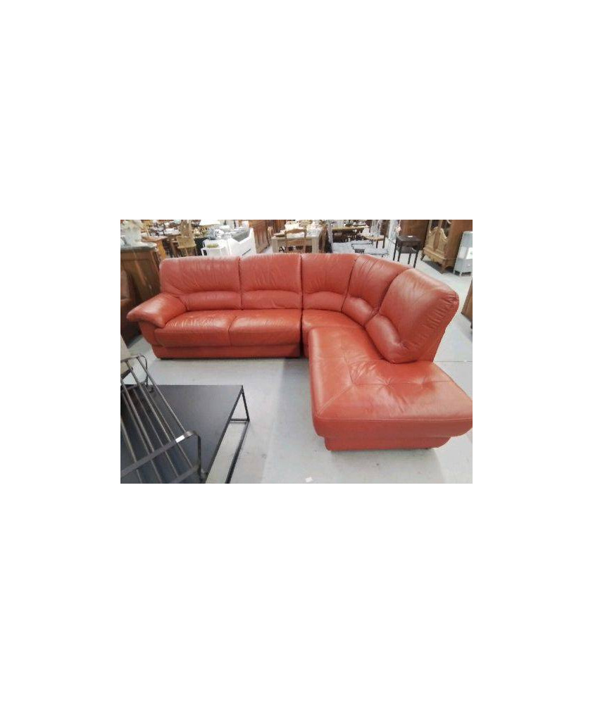 CANAPE D’ANGLE ROUGE 