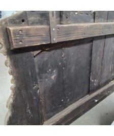 PANNEAU BOISERIE D’AUTEL XVIIIEME SIÈCLE REPRESENTANT L’ADORATION DES MAGES ET LA CENE