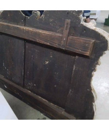 PANNEAU BOISERIE D’AUTEL XVIIIEME SIÈCLE REPRESENTANT L’ADORATION DES MAGES ET LA CENE