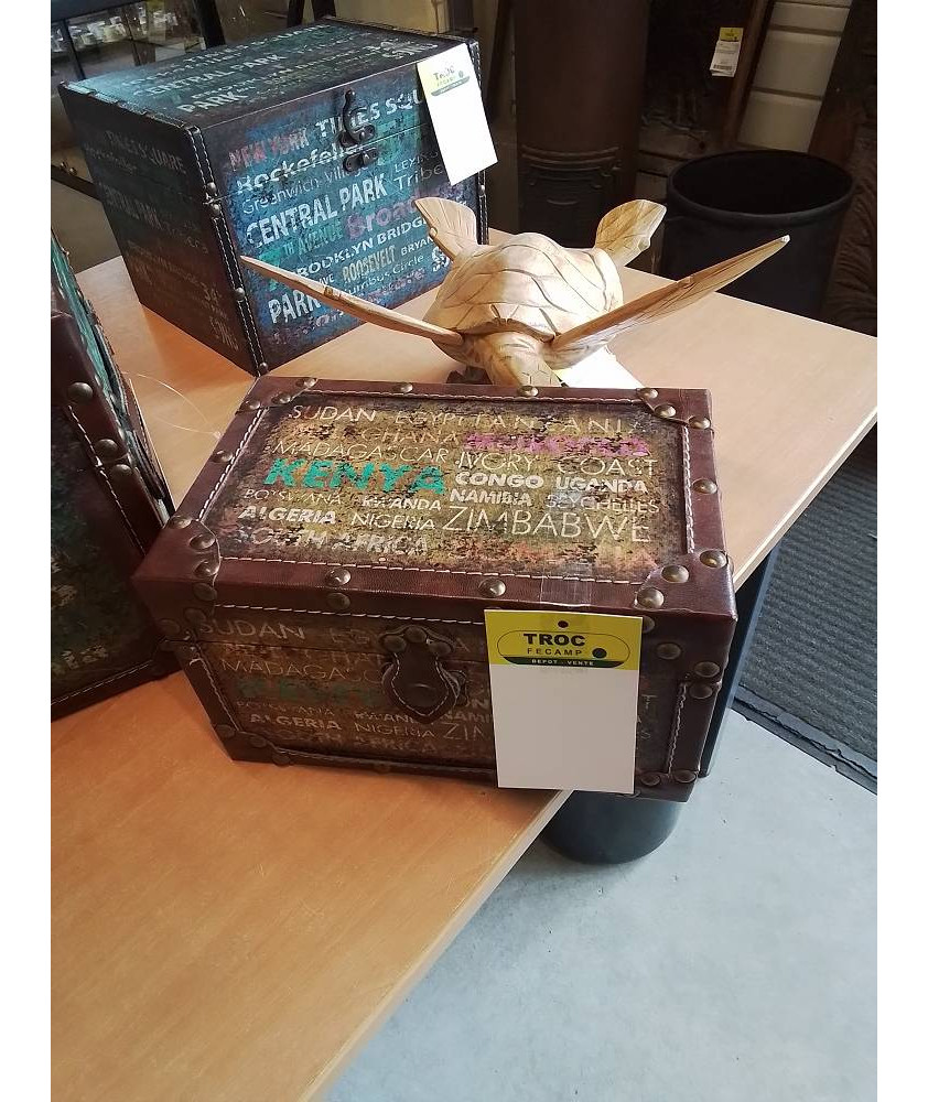 COFFRE BOIS GAINÉ KENYA