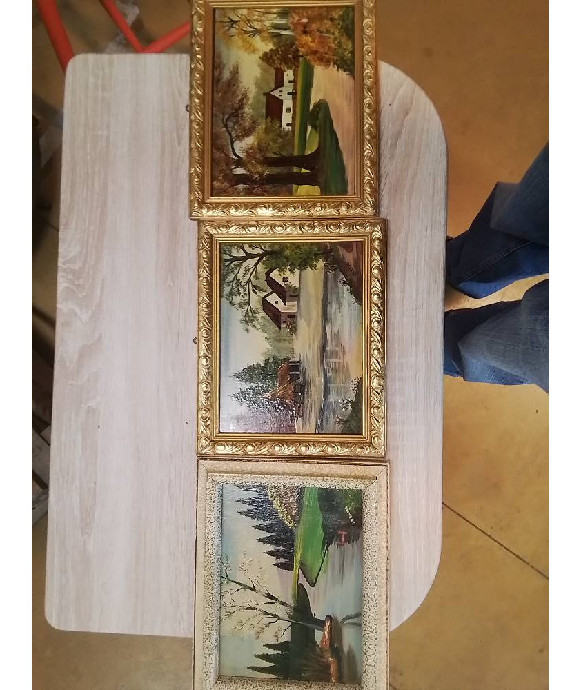 PAINTURE A L’HUILE SIGNÉE 