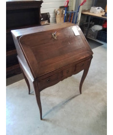 SECRÉTAIRE DE PENTE PIEDS GALBÉS 3 TIROIRS STYLE REGENCE XIXE