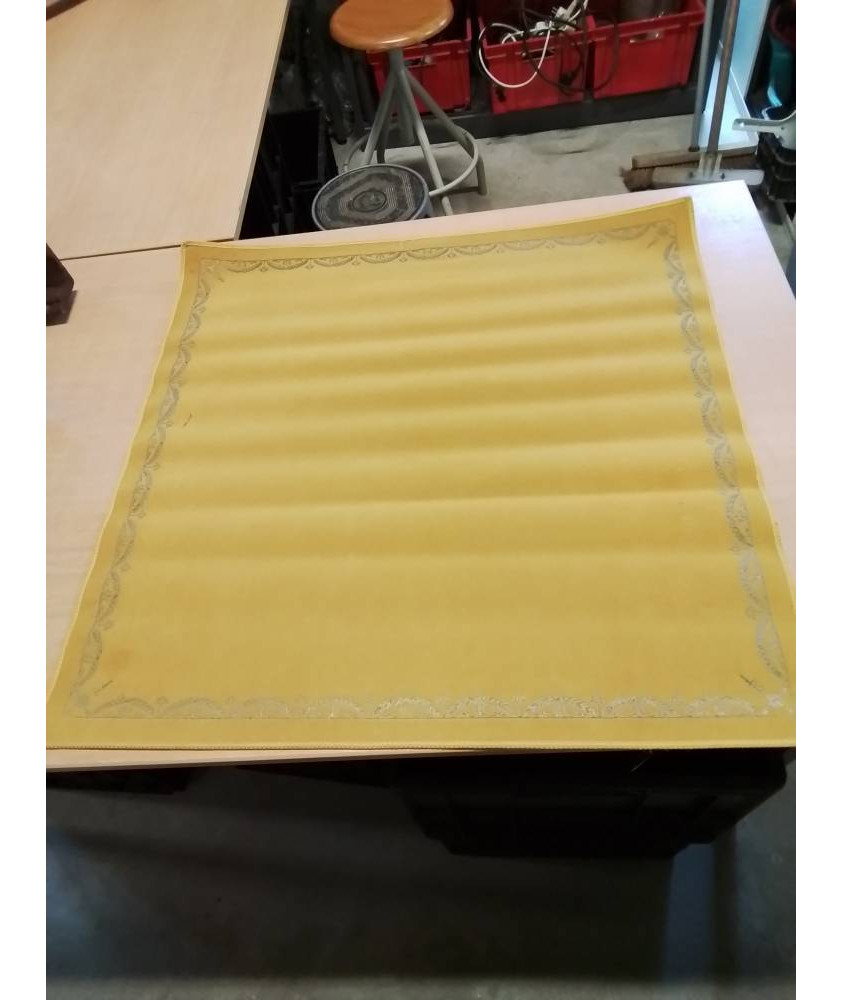 TAPIS DE JEU TISSU OCRE 