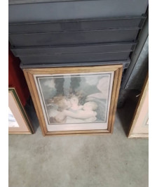 GRAVURE GUARDIAN ANGELS S.JOSHUA REYNOLDS FIN XIXE