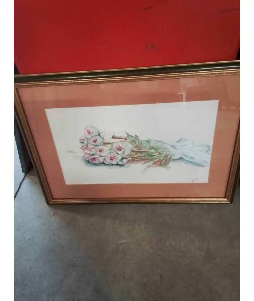 DESSIN BOUQUET DE ROSES