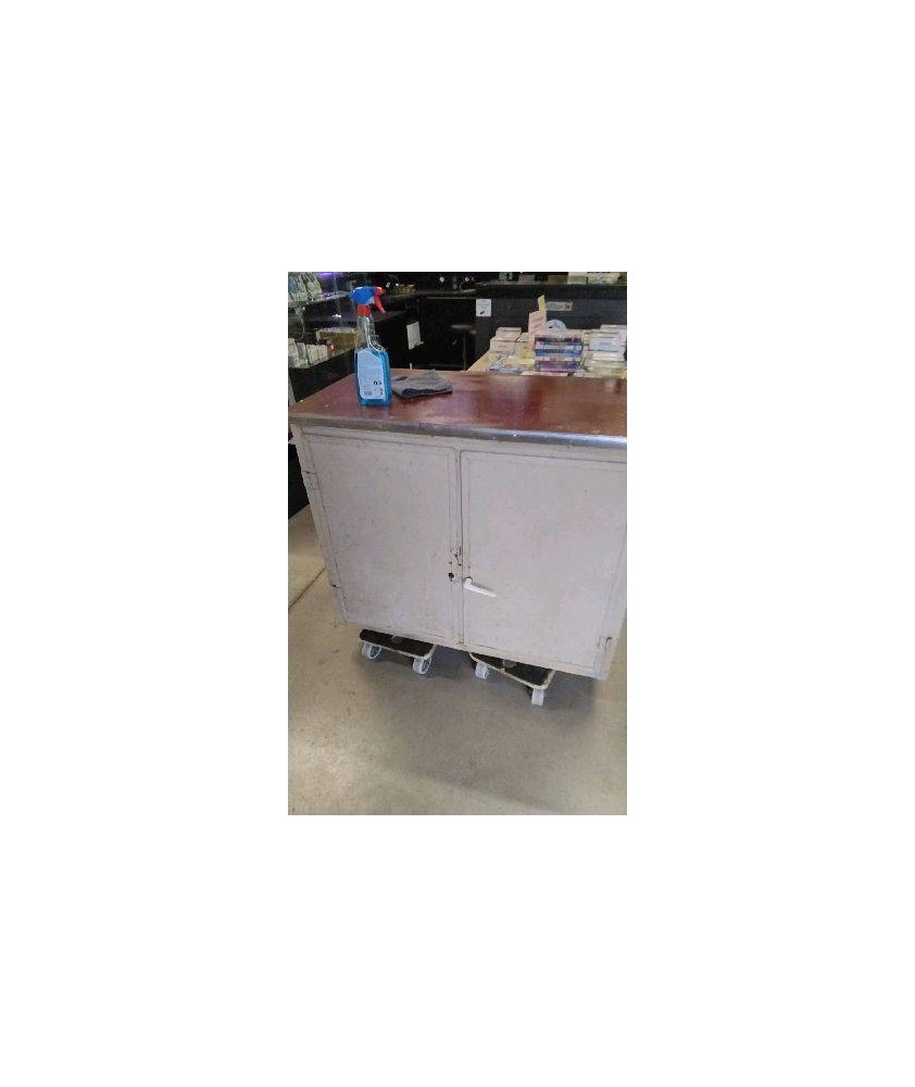 MEUBLE 2 PORTES METAL