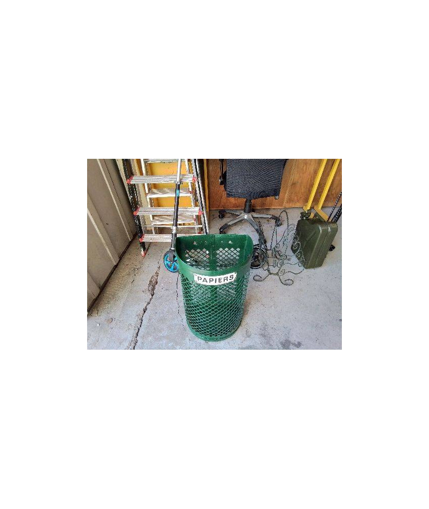 POUBELLE PUBLIQUE OFFICIEL1960 PAPIERS