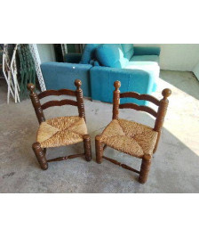 CHAISE BASSE STYLE CHARLES DUDOUYT