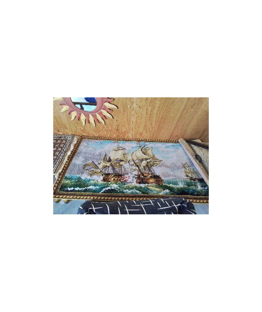 TAPISSERIE BATAILLE NAVALE 