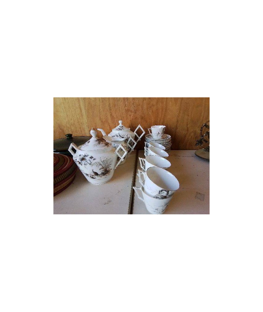 SERVICE À THÉ PORCELAINE FINE 