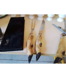 PAIRE COUVERTS PÂTE DE CHEVREUIL 