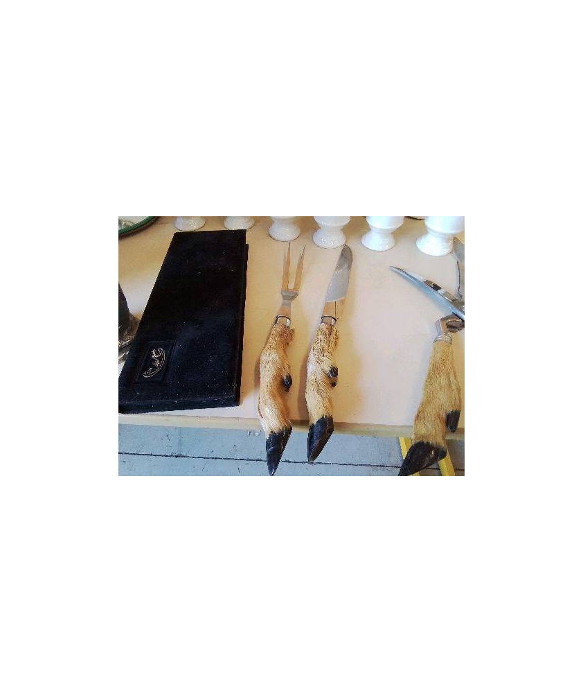 PAIRE COUVERTS PÂTE DE CHEVREUIL 