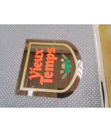 PLAQUE MIROIR VIEUX TEMP