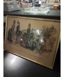 GRAVURE JOURNAL DES DEMOISELLES 