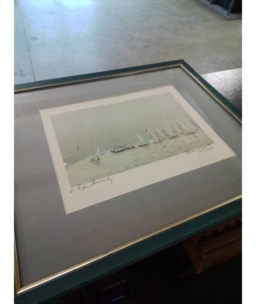 ÉPREUVE D ARTISTE VOILIERS C HAMBOURG