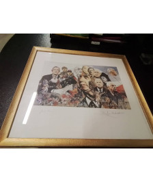 LITHOGRAPHIE DE GAULLE UNE VIE SCHMITT 