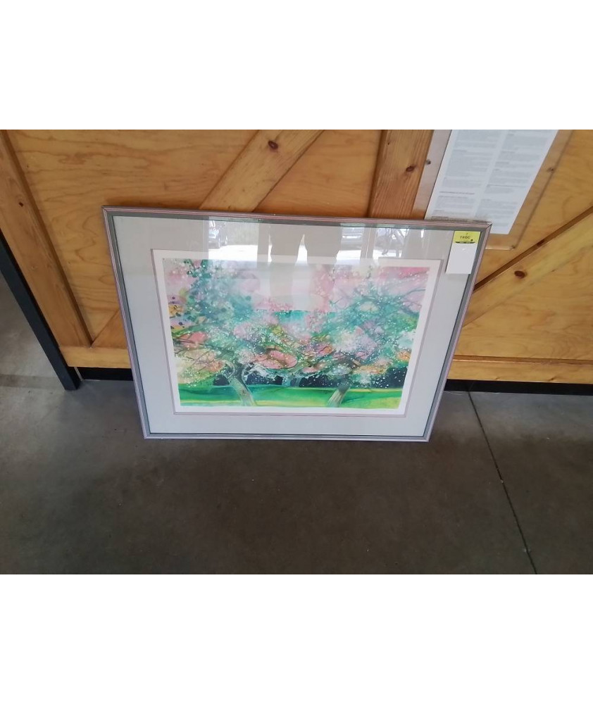 LITHOGRAPHIE EPREUVE D ARTISTE ARBRES CAMILLE HIRAIRE 1916 2004