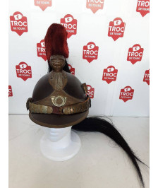 CASQUE A CIMIER DE CHASSEUR A CHEVAL MODELE 1913