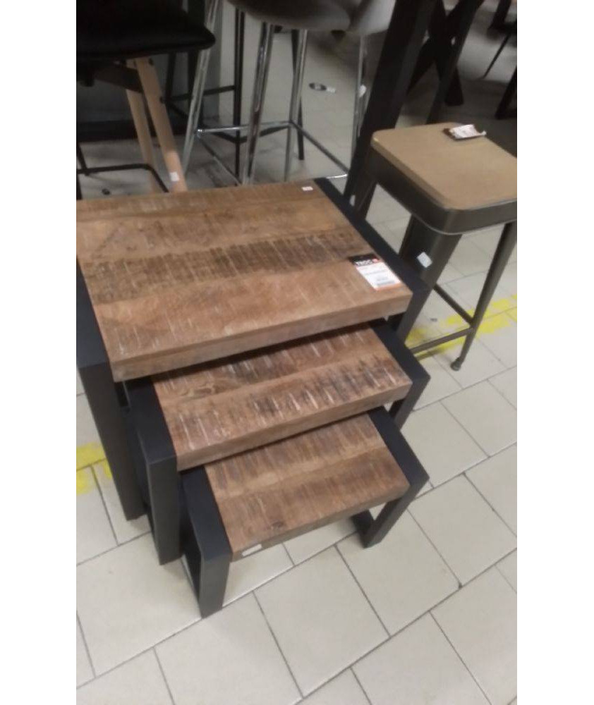 3 TABLES BASSES INDUS