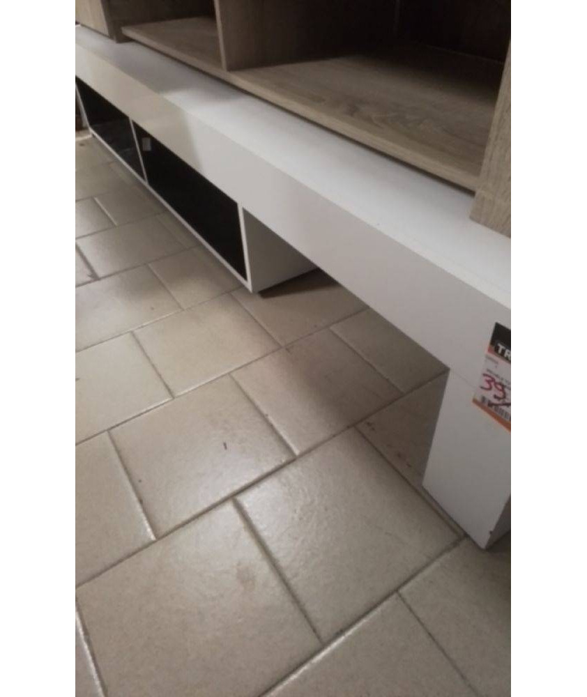 MEUBLE TV NOIR ET BLANC