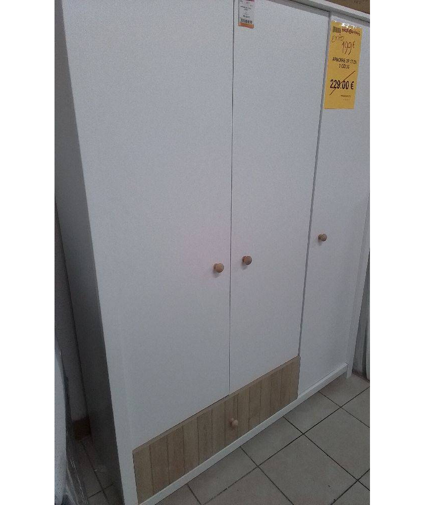 ARMOIRE 3P 1T EN 3 COLIS
