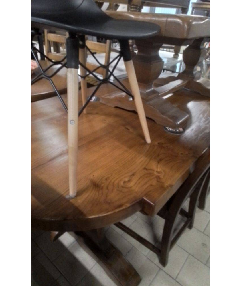 TABLE MONASTERE CHENE MASSIF